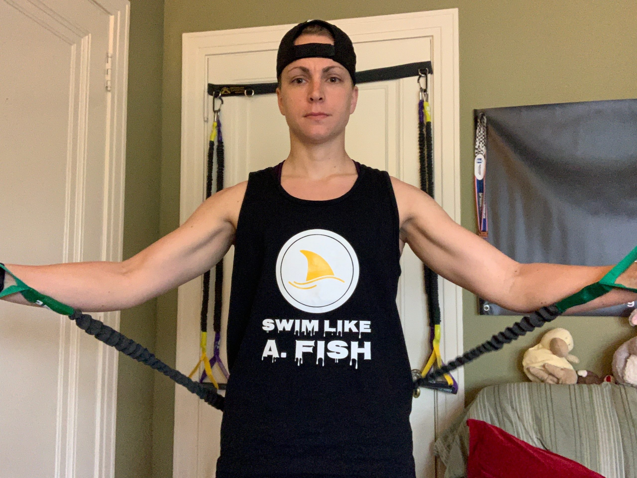 7 Swimming Resistance Band Exercises